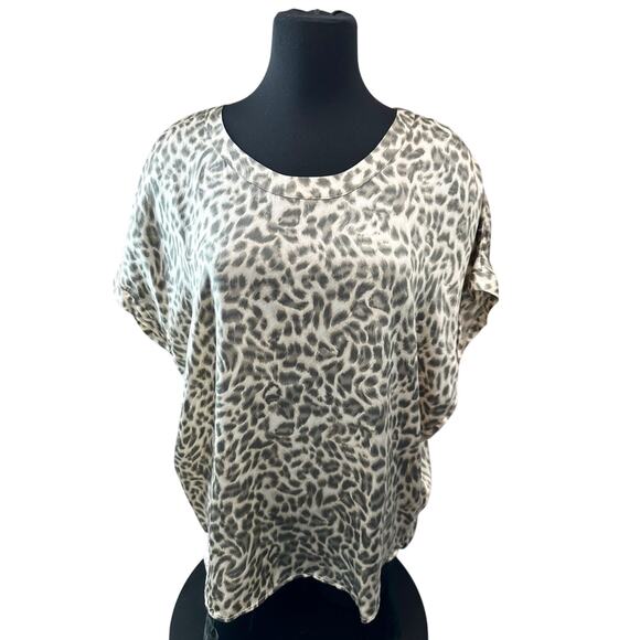 JOIE | 100% Silk Leopard Animal Print Blouse Top | XS - Picture 2 of 7